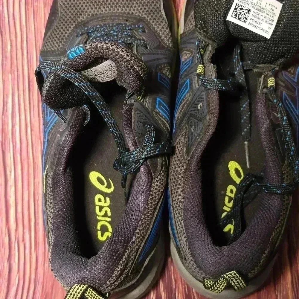 Asics Gel Venture 8 Running Shoes 1011A824 003 Black Directoire Blue Men 8.5 - Picture 6 of 6